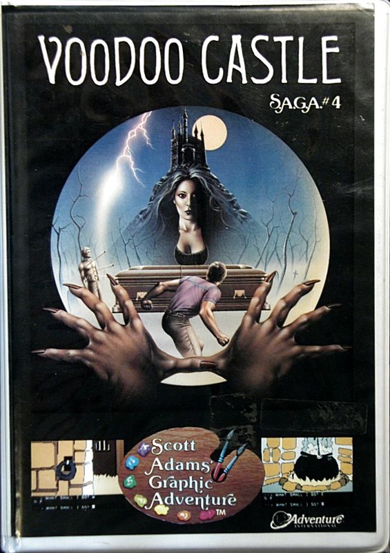 Voodoo CASTLE box art for Commodore 64